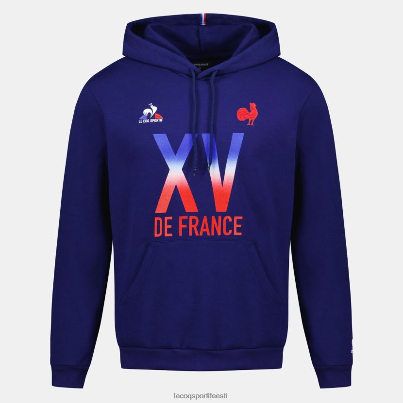 ee Le Coq Sportif Riietus mehed kapuutsiga dressipluus - xv de france sinine sinine TT862D25