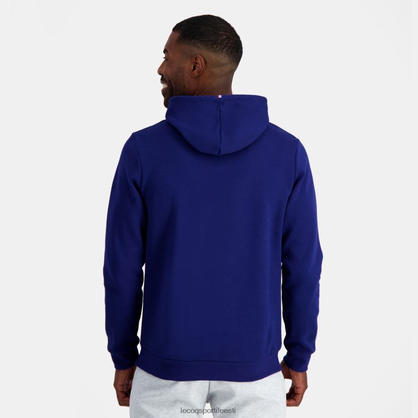 ee Le Coq Sportif Riietus mehed kapuutsiga dressipluus - xv de france sinine sinine TT862D25