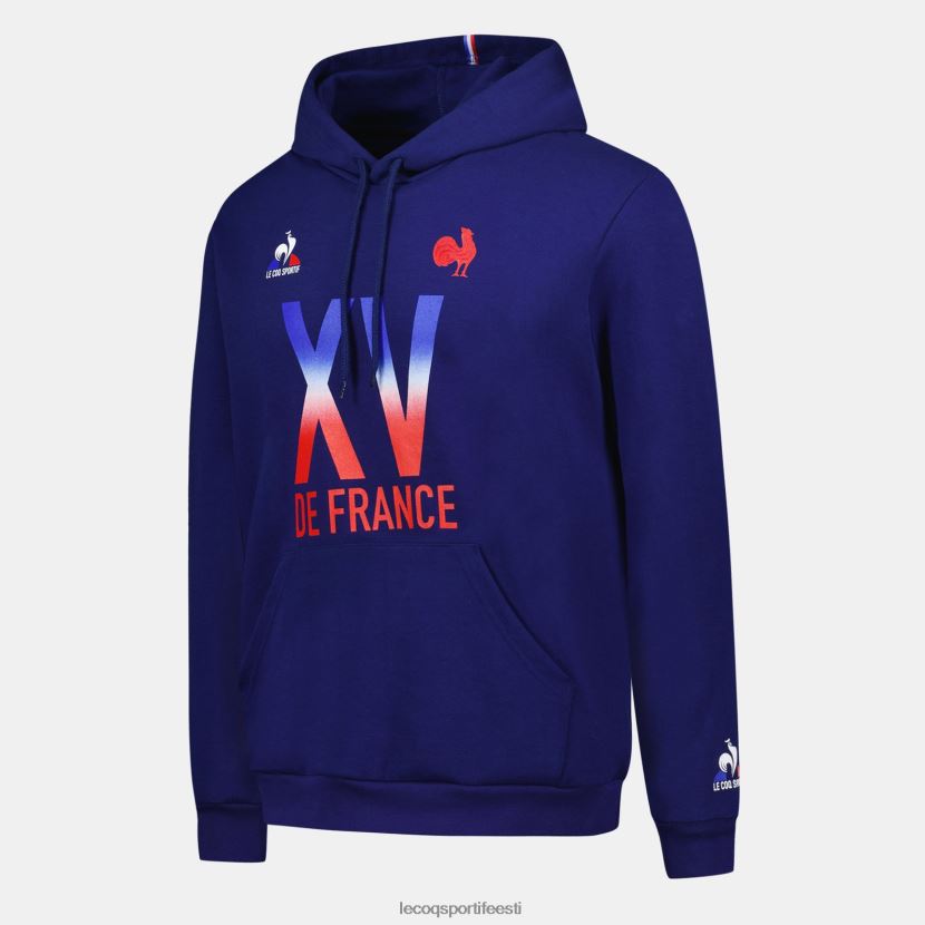 ee Le Coq Sportif Riietus mehed kapuutsiga dressipluus - xv de france sinine sinine TT862D25