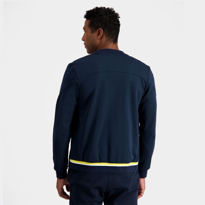 ee Le Coq Sportif Riietus mehed lukuga dressipluus sinine sinine TT862D19