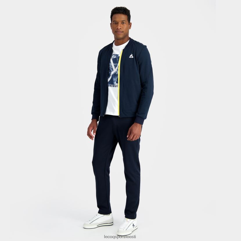 ee Le Coq Sportif Riietus mehed lukuga dressipluus sinine sinine TT862D19