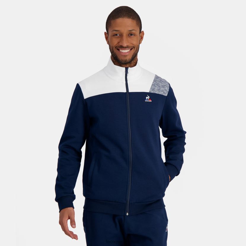 ee Le Coq Sportif Riietus mehed lukuga dressipluus sinine sinine TT862D23