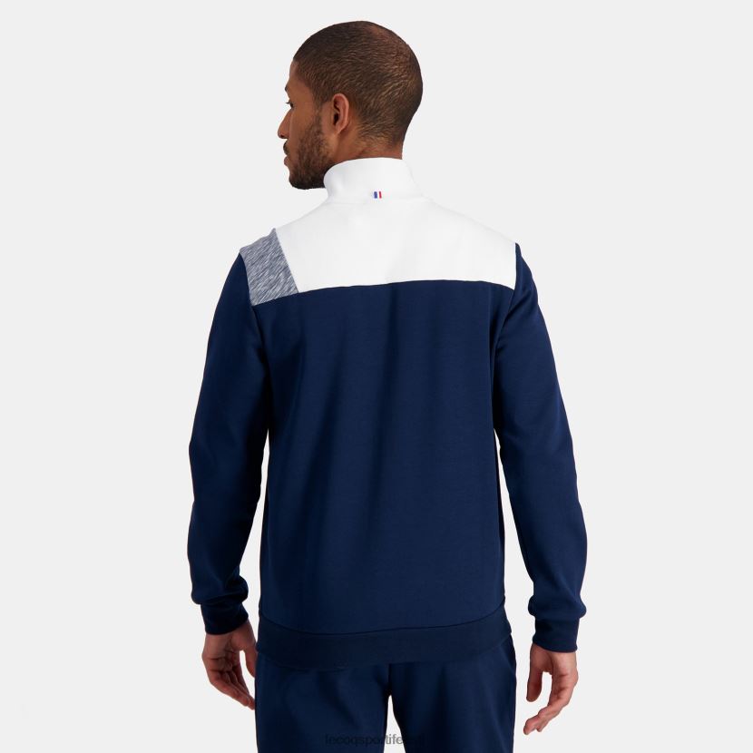 ee Le Coq Sportif Riietus mehed lukuga dressipluus sinine sinine TT862D23