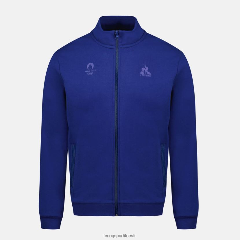 ee Le Coq Sportif Riietus mehed lukuga dressipluus sinine sinine TT862D32