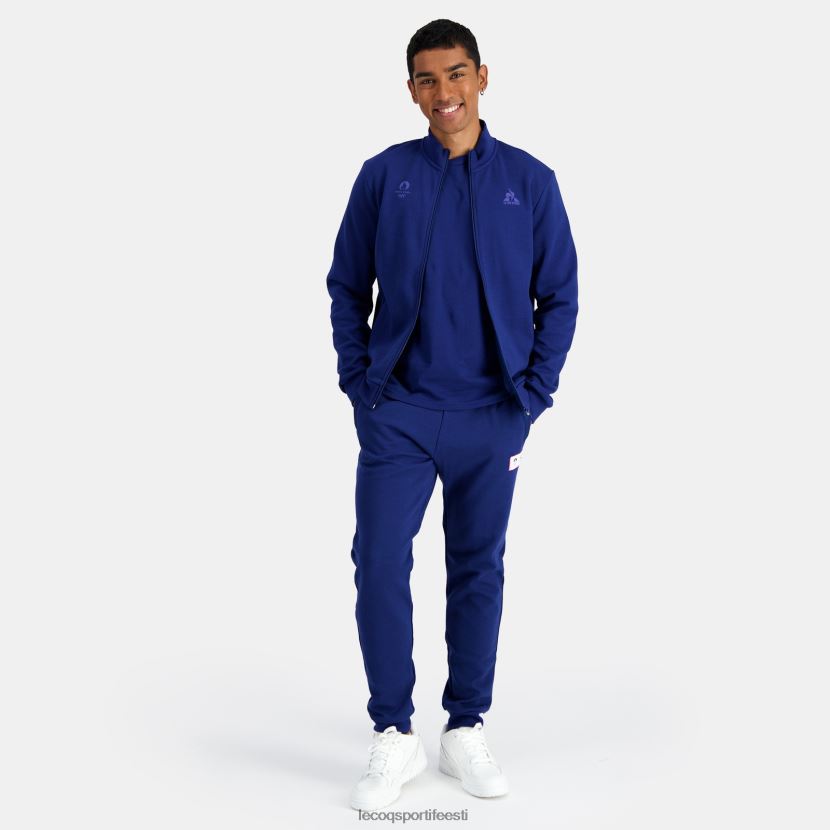 ee Le Coq Sportif Riietus mehed lukuga dressipluus sinine sinine TT862D32