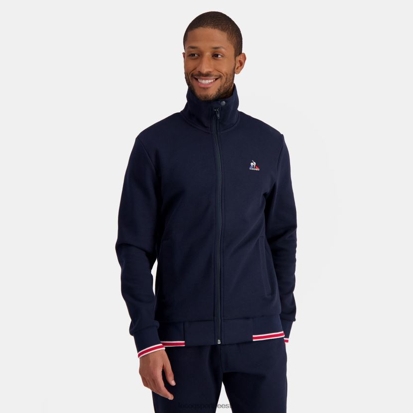 ee Le Coq Sportif Riietus mehed lukuga dressipluus sinine sinine TT862D431