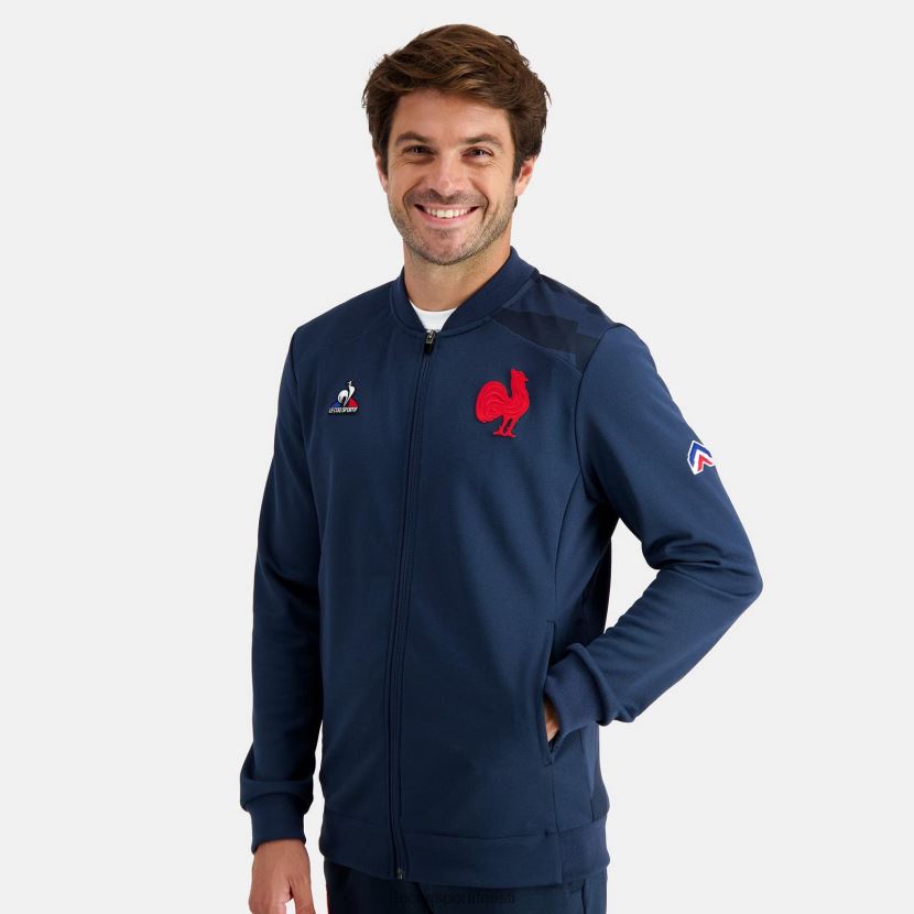ee Le Coq Sportif Riietus mehed lukuga dressipluus sinine sinine TT862D474