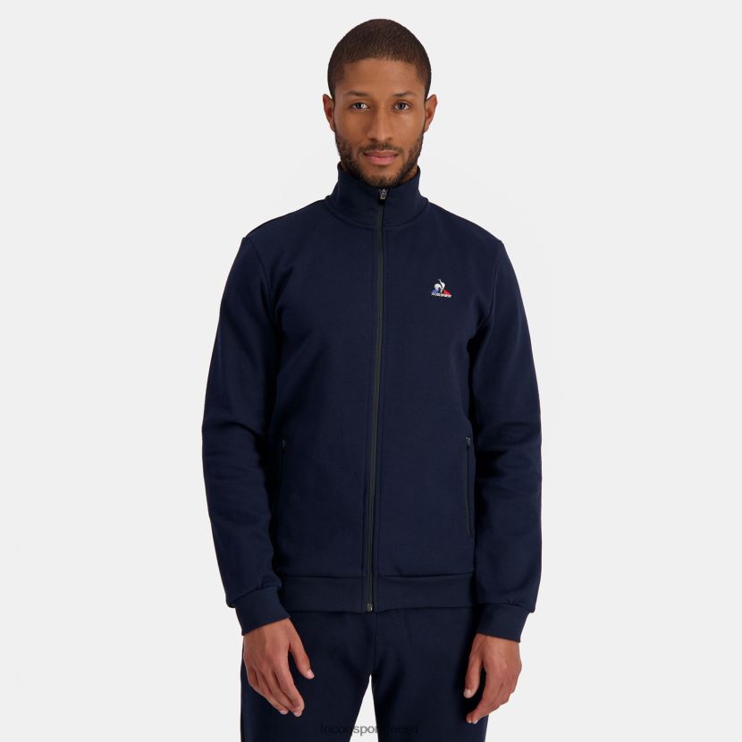 ee Le Coq Sportif Riietus mehed lukuga dressipluus sinine sinine TT862D50