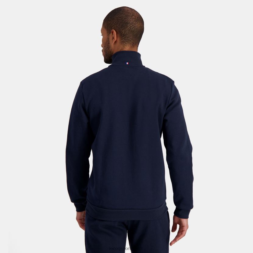 ee Le Coq Sportif Riietus mehed lukuga dressipluus sinine sinine TT862D50