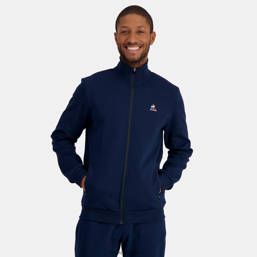 ee Le Coq Sportif Riietus mehed lukuga dressipluus sinine sinine TT862D52