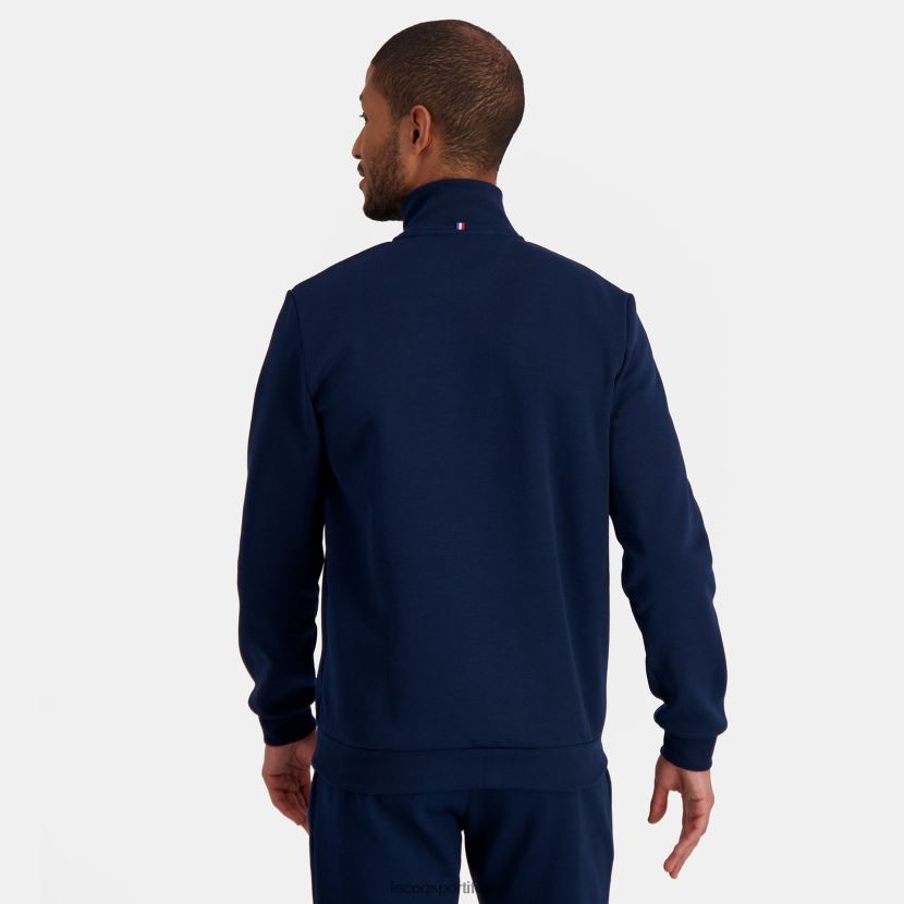ee Le Coq Sportif Riietus mehed lukuga dressipluus sinine sinine TT862D52