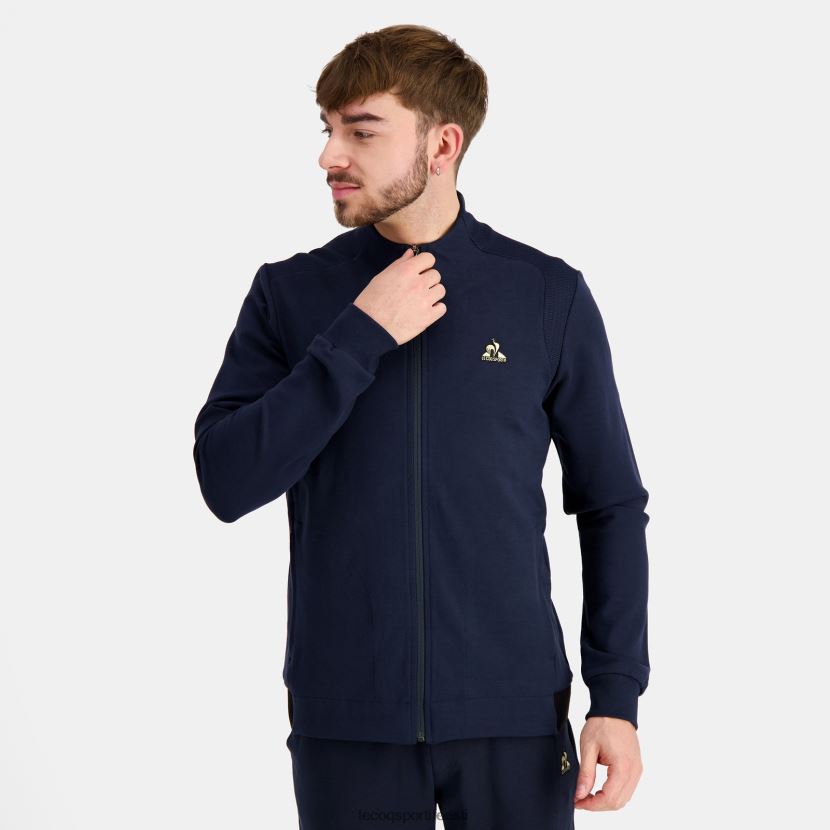 ee Le Coq Sportif Riietus mehed lukuga dressipluus sinine sinine TT862D71