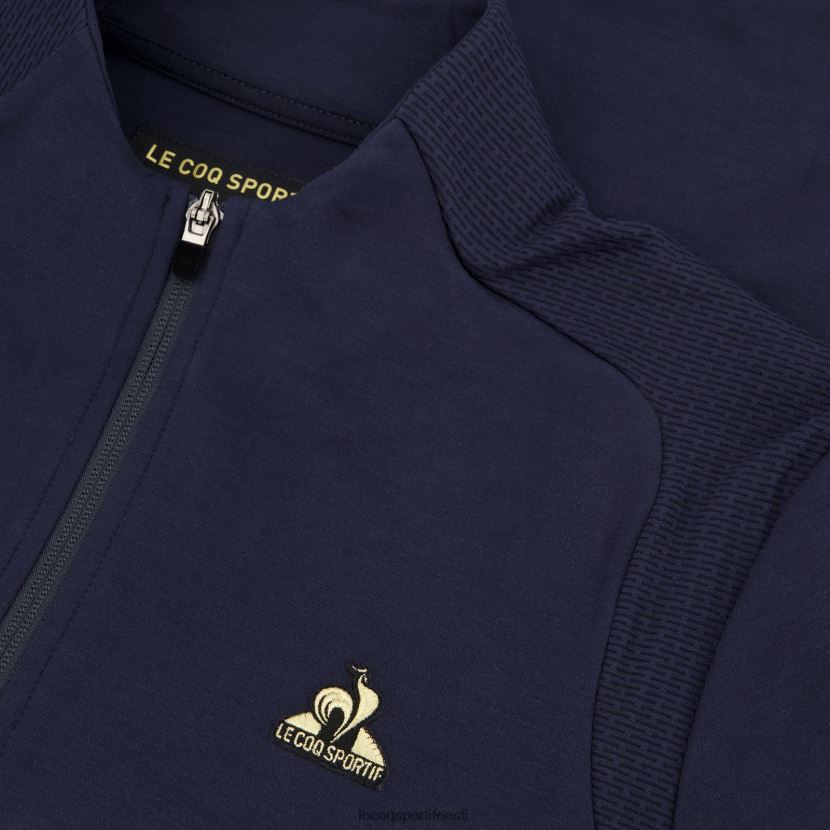 ee Le Coq Sportif Riietus mehed lukuga dressipluus sinine sinine TT862D71
