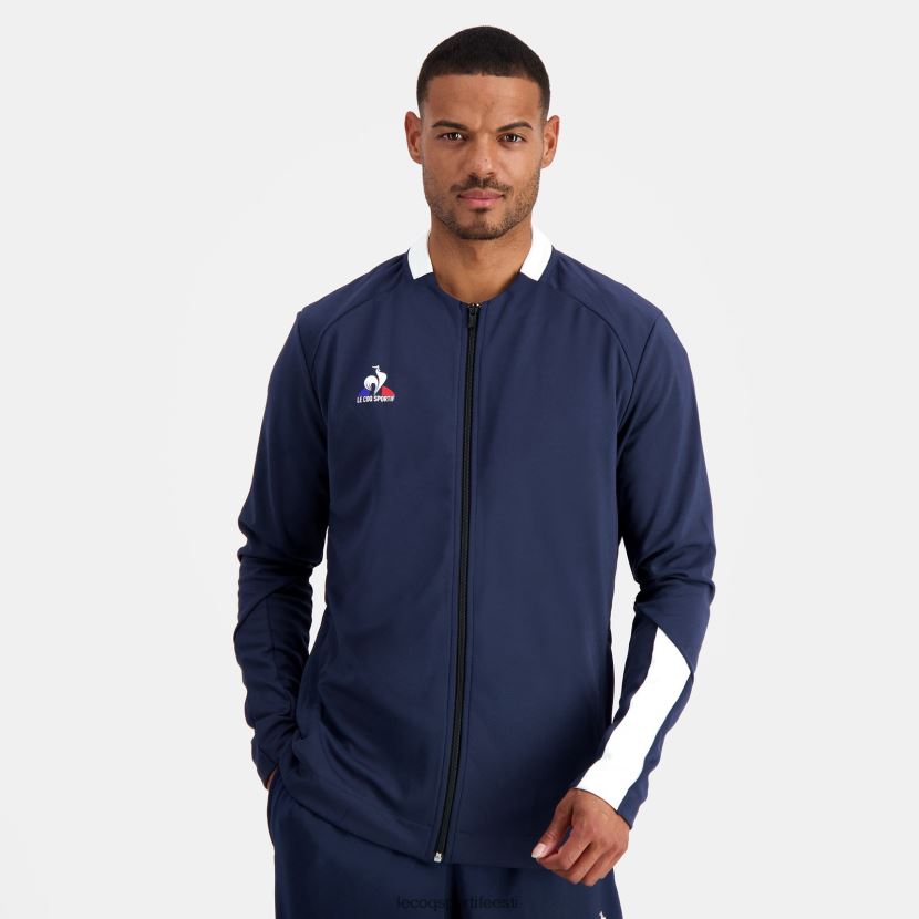 ee Le Coq Sportif Riietus mehed lukuga dressipluus sinine sinine TT862D74