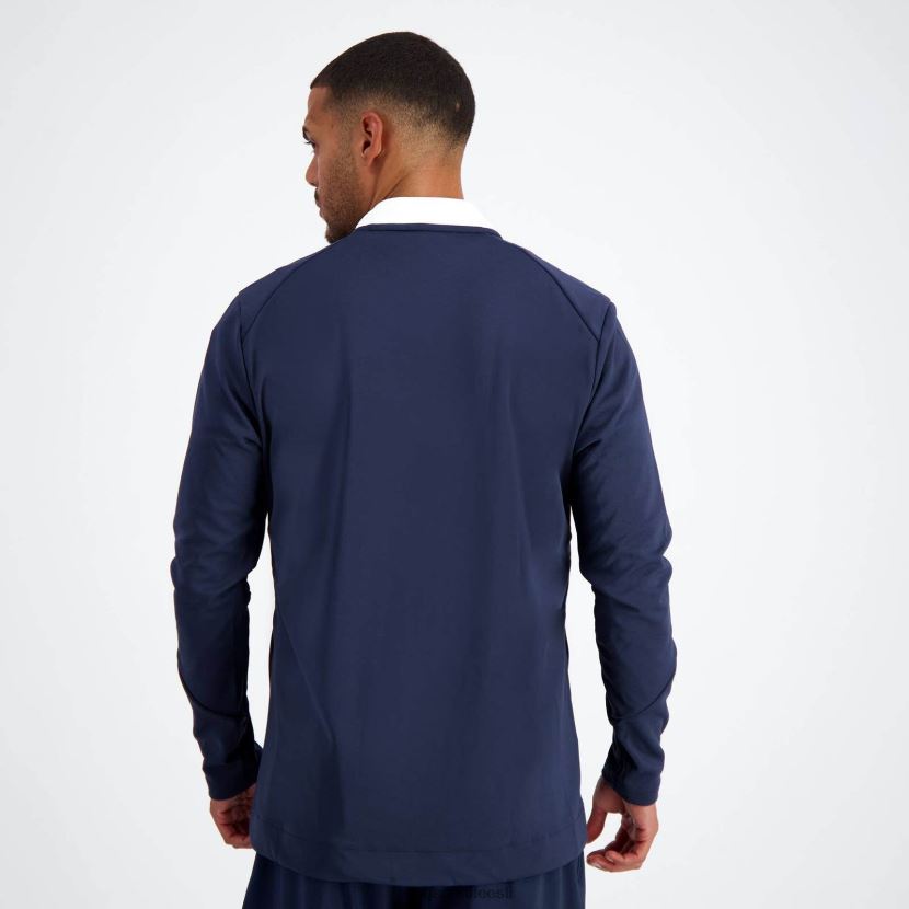 ee Le Coq Sportif Riietus mehed lukuga dressipluus sinine sinine TT862D74