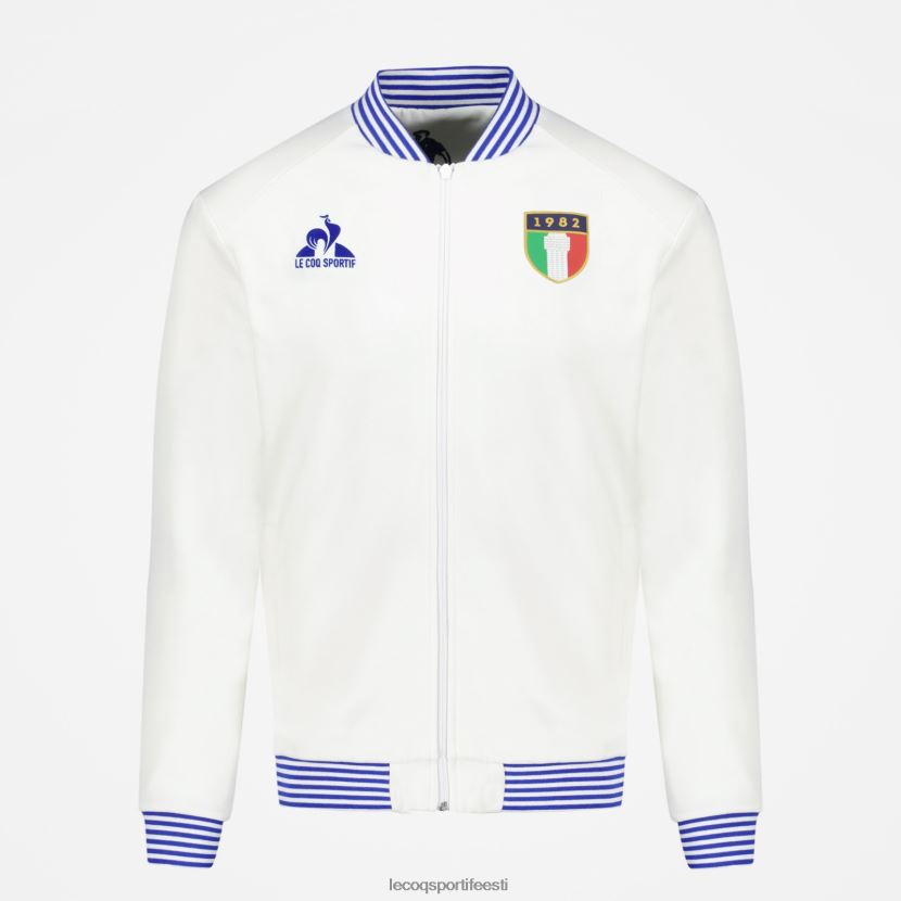 ee Le Coq Sportif Riietus mehed lukuga dressipluus valge valge TT862D472