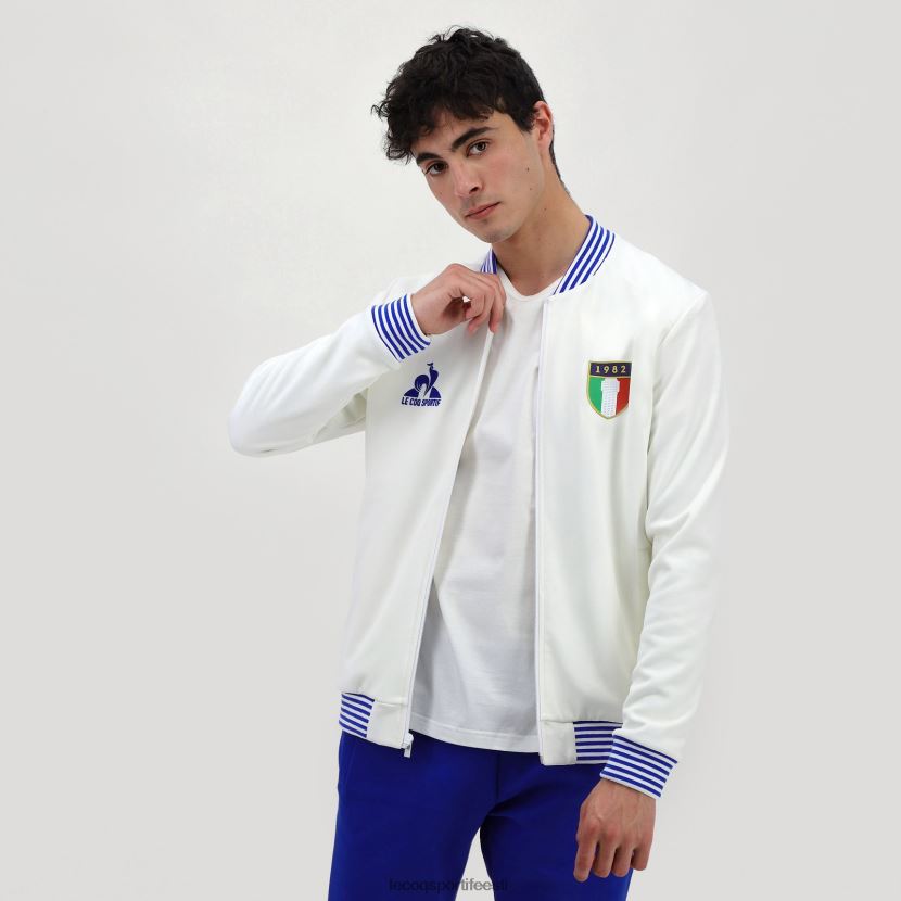 ee Le Coq Sportif Riietus mehed lukuga dressipluus valge valge TT862D472