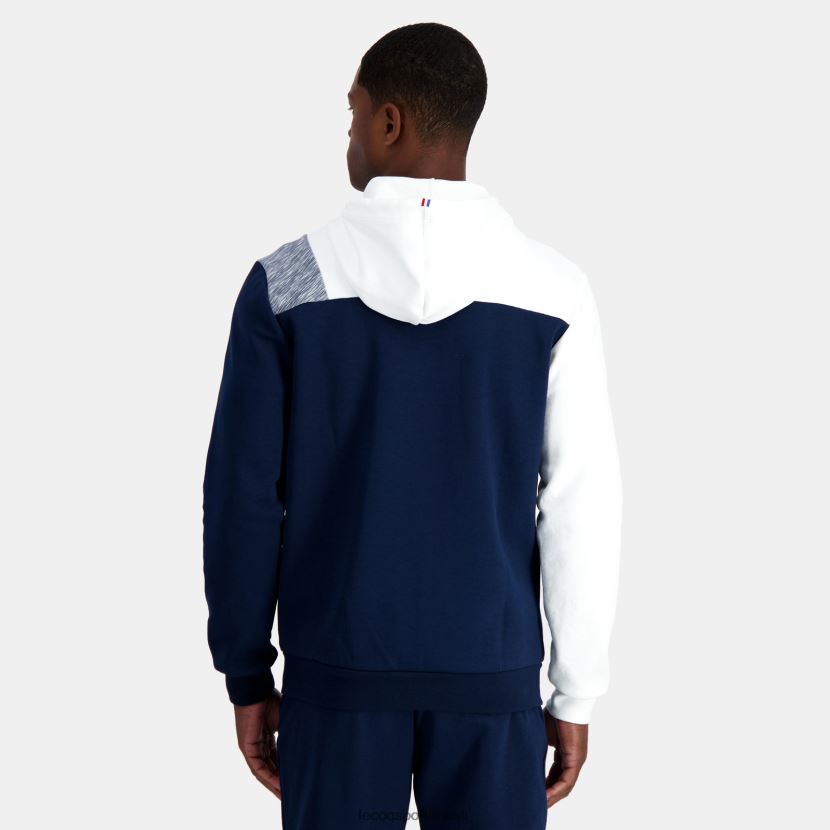 ee Le Coq Sportif Riietus mehed sinise lukuga kapuutsiga dressipluus sinine TT862D22