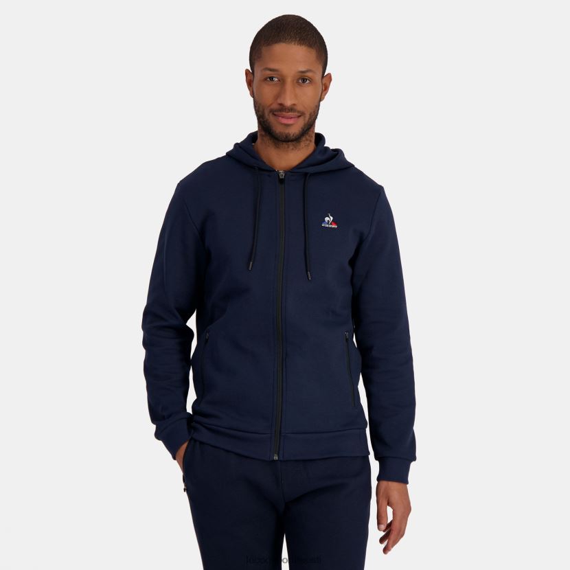 ee Le Coq Sportif Riietus mehed sinise lukuga kapuutsiga dressipluus sinine TT862D47