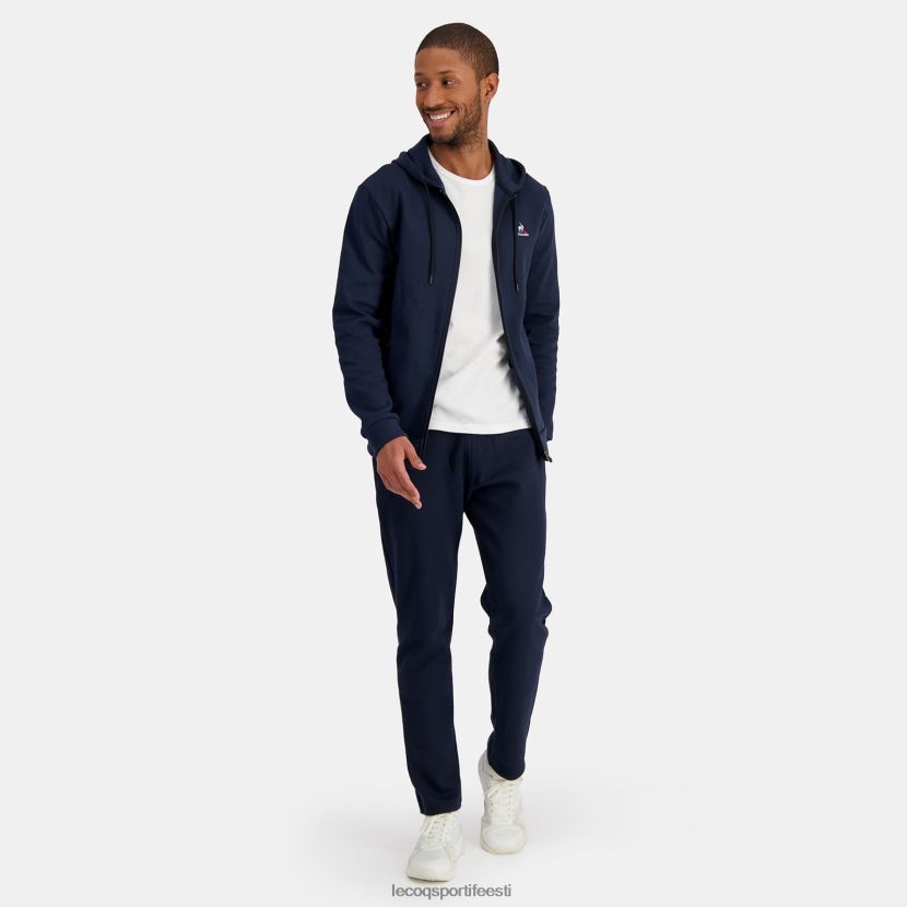 ee Le Coq Sportif Riietus mehed sinise lukuga kapuutsiga dressipluus sinine TT862D47