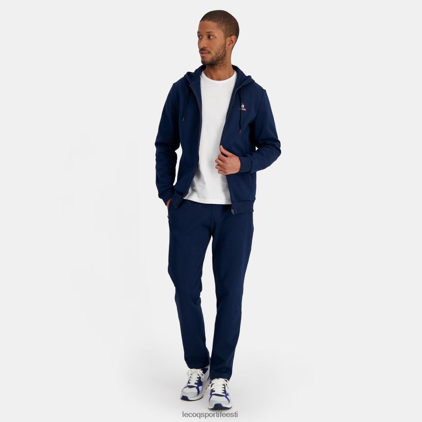 ee Le Coq Sportif Riietus mehed sinise lukuga kapuutsiga dressipluus sinine TT862D49