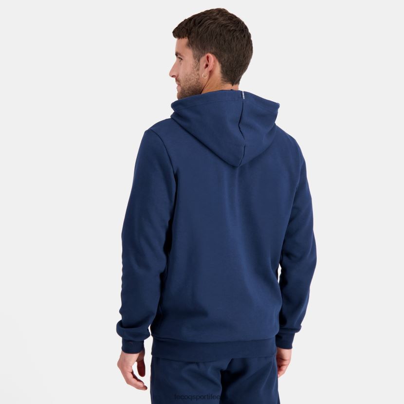 ee Le Coq Sportif Riietus mehed sinise lukuga kapuutsiga dressipluus sinine TT862D55