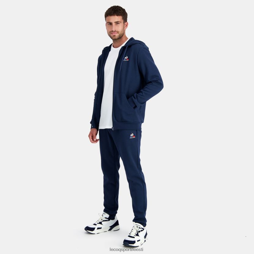 ee Le Coq Sportif Riietus mehed sinise lukuga kapuutsiga dressipluus sinine TT862D55