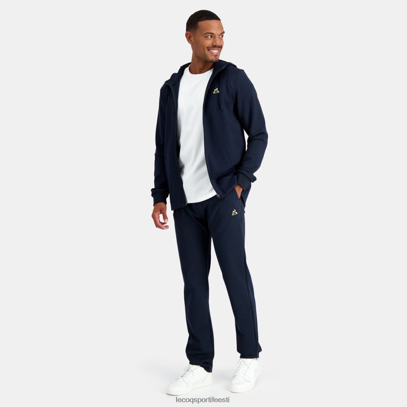 ee Le Coq Sportif Riietus mehed sinise lukuga kapuutsiga dressipluus sinine TT862D69