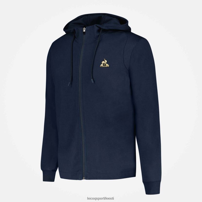 ee Le Coq Sportif Riietus mehed sinise lukuga kapuutsiga dressipluus sinine TT862D69