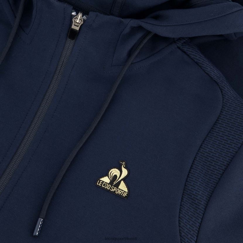 ee Le Coq Sportif Riietus mehed sinise lukuga kapuutsiga dressipluus sinine TT862D69