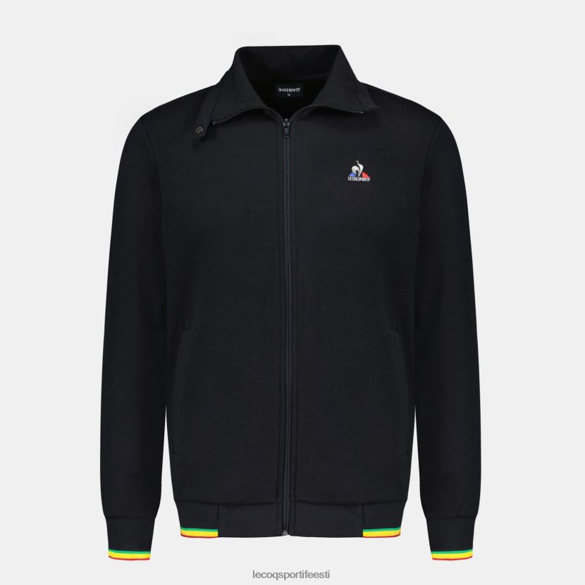 ee Le Coq Sportif Riietus mehed tõmblukuga dressipluus must must TT862D432