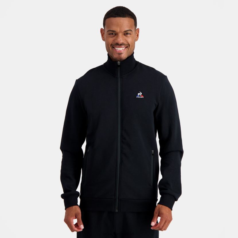 ee Le Coq Sportif Riietus mehed tõmblukuga dressipluus must must TT862D51
