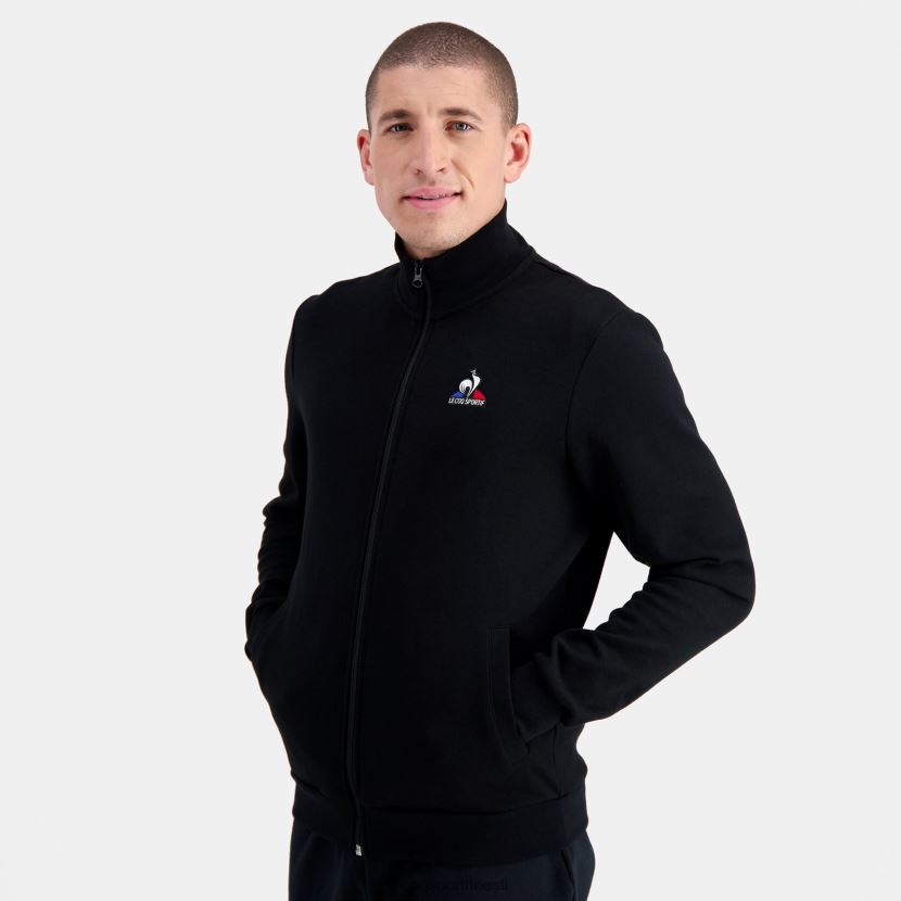 ee Le Coq Sportif Riietus mehed tõmblukuga dressipluus must must TT862D58