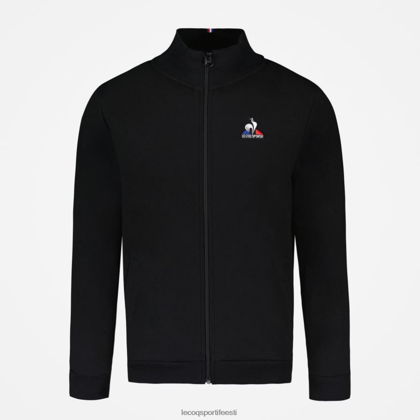ee Le Coq Sportif Riietus mehed tõmblukuga dressipluus must must TT862D58