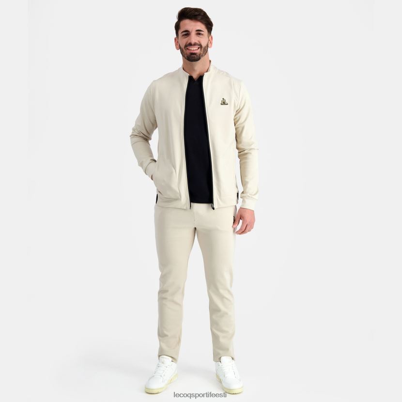 ee Le Coq Sportif Riietus mehed tõmblukuga dressipluus pruun pruun TT862D8