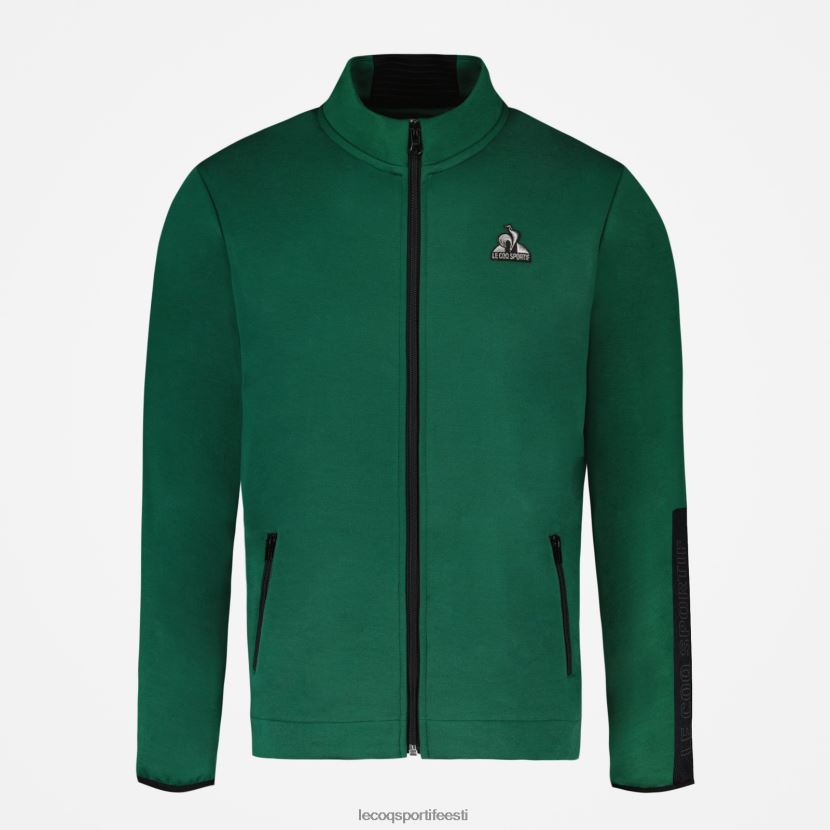 ee Le Coq Sportif Riietus mehed tõmblukuga dressipluus roheline roheline TT862D439