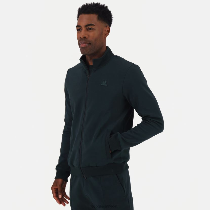 ee Le Coq Sportif Riietus mehed tõmblukuga dressipluus roheline roheline TT862D463