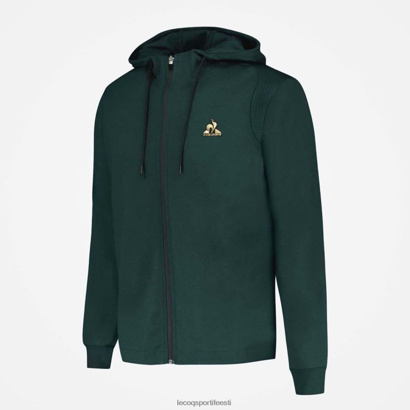 ee Le Coq Sportif Riietus mehed tõmblukuga roheline kapuutsiga dressipluus roheline TT862D462