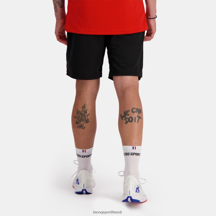 ee Le Coq Sportif Riietus mehed mustad lühikesed püksid must TT862D225