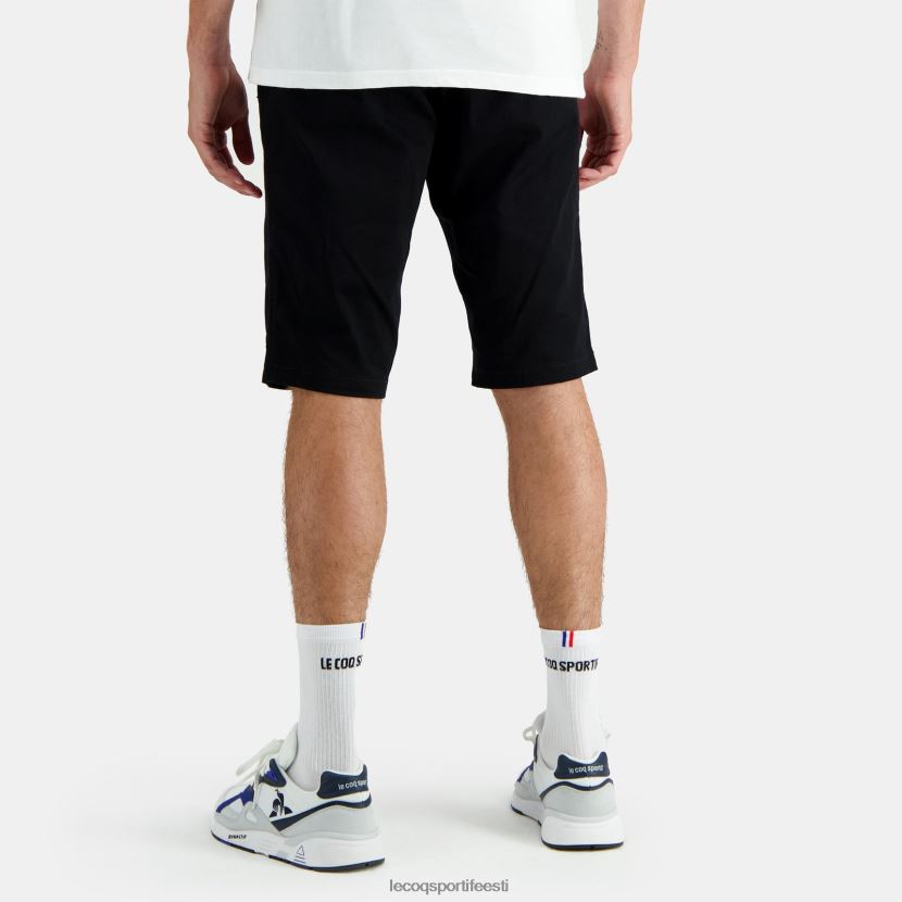 ee Le Coq Sportif Riietus mehed mustad lühikesed püksid must TT862D243