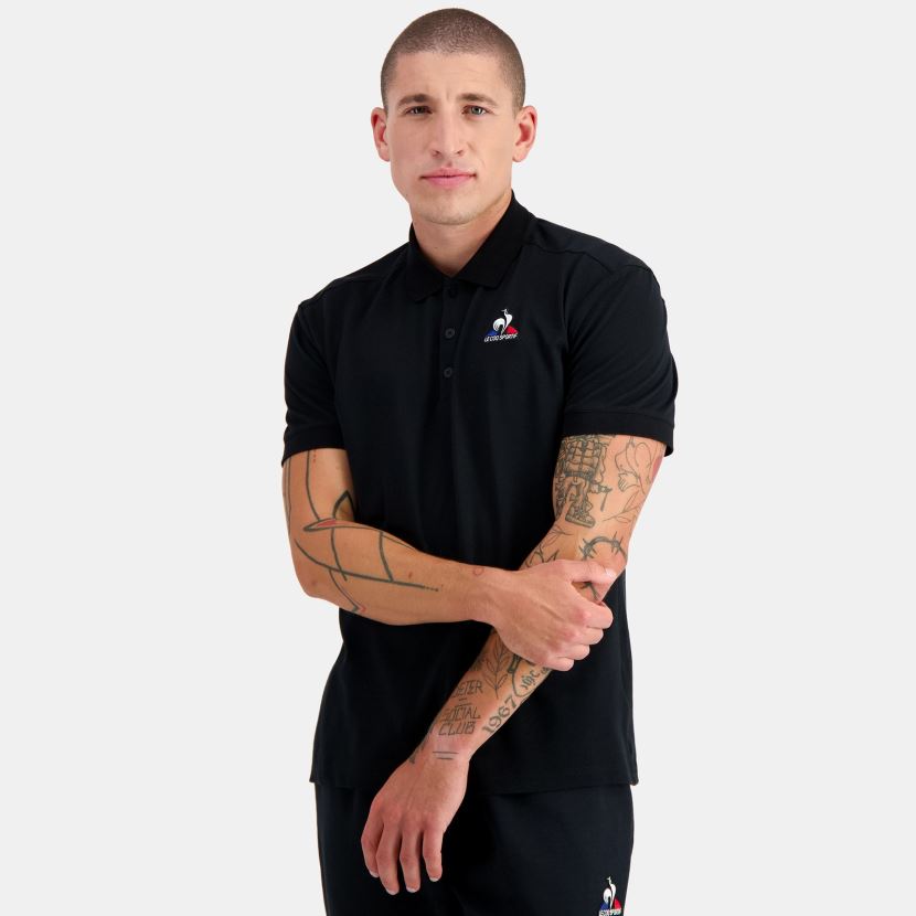 ee Le Coq Sportif Riietus mehed polo must must TT862D127