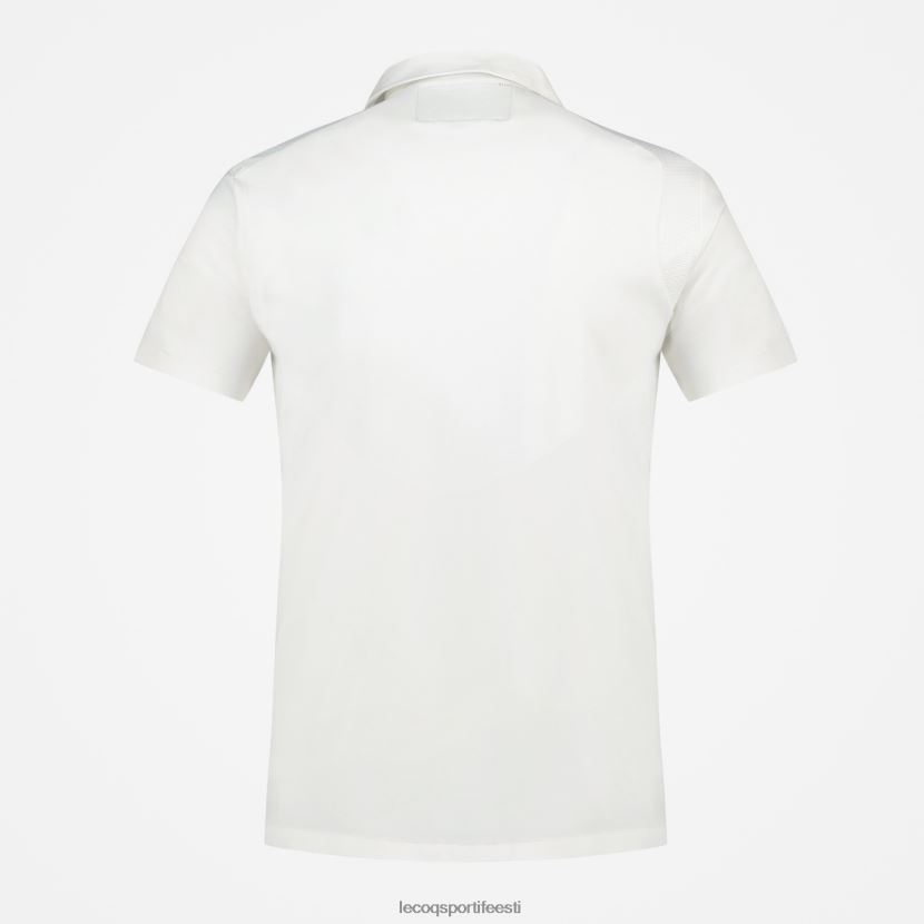 ee Le Coq Sportif Riietus mehed puuvillane polo valge valge TT862D128