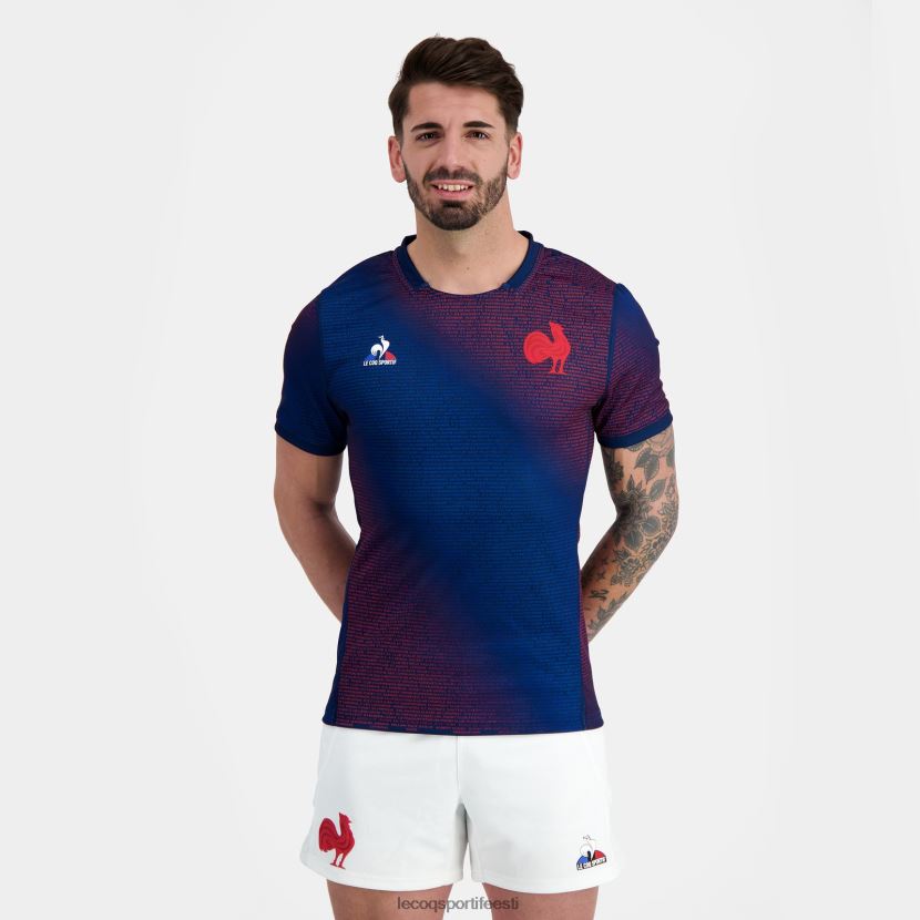 ee Le Coq Sportif Riietus mehed mängueelne särk - xv de france sinine sinine TT862D173