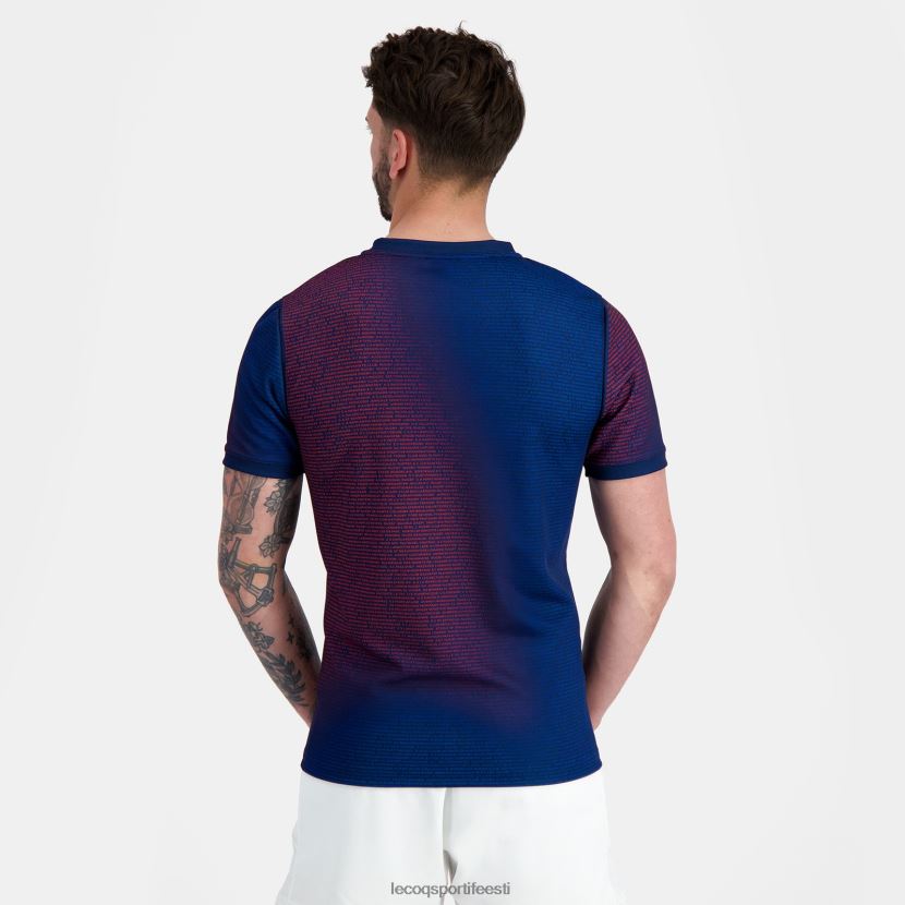 ee Le Coq Sportif Riietus mehed mängueelne särk - xv de france sinine sinine TT862D173
