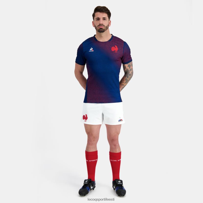 ee Le Coq Sportif Riietus mehed mängueelne särk - xv de france sinine sinine TT862D173