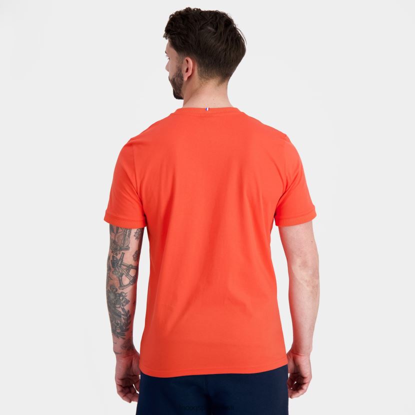 ee Le Coq Sportif Riietus mehed mood oranž T-särk oranž TT862D152