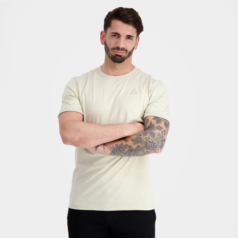 ee Le Coq Sportif Riietus mehed mood t-särk pruun pruun TT862D156