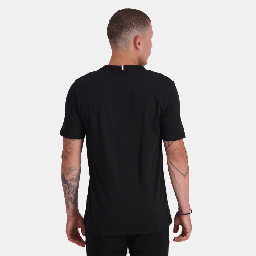 ee Le Coq Sportif Riietus mehed moodne t-särk must must TT862D153