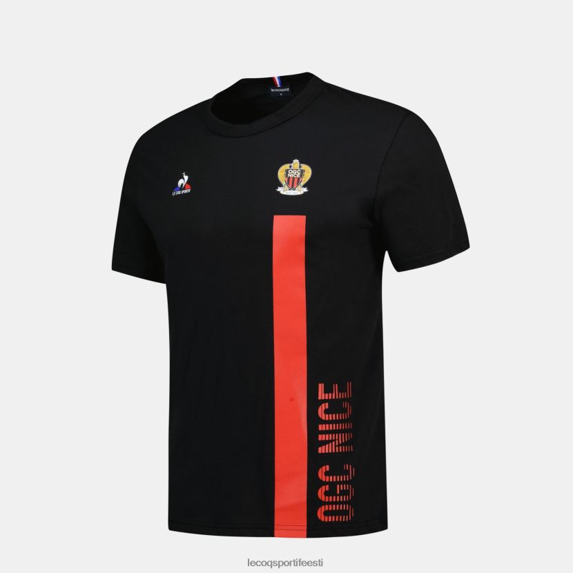 ee Le Coq Sportif Riietus mehed moodne t-särk must must TT862D153