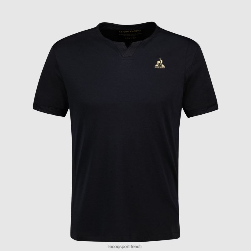 ee Le Coq Sportif Riietus mehed moodne t-särk must must TT862D155